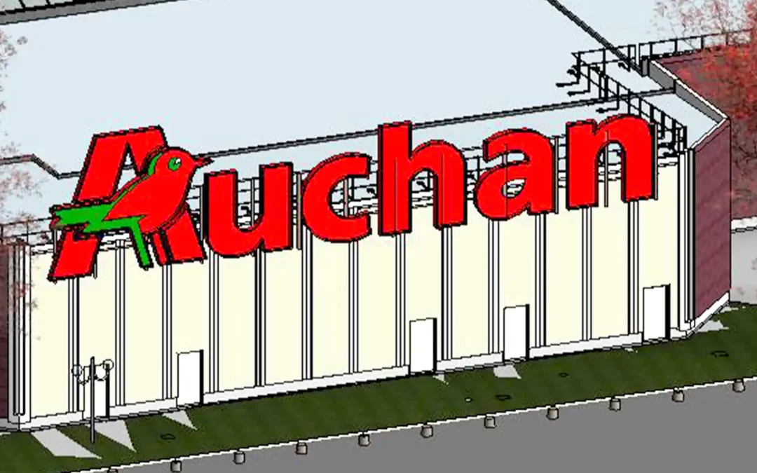 Relevé et Modélisation 3D du Auchan