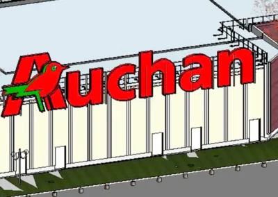 Relevé et Modélisation 3D du Auchan